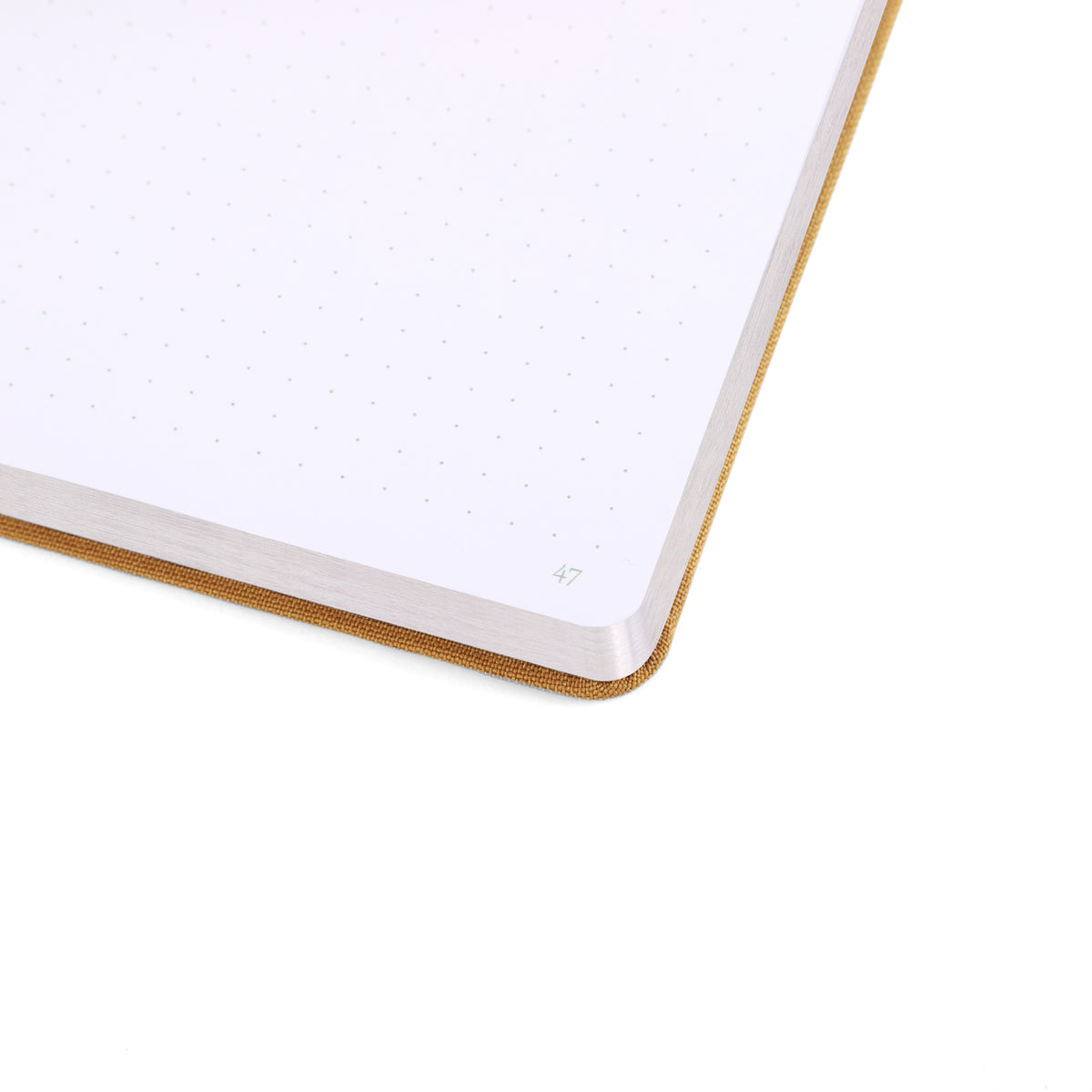 Bullet Dotted Journal - A5 Dot Grid Notebook with pages number,160gsm Bleedproof Paper,Silver Edge for Personal Organizers,Bullet Journals, and journaling-Oak leaves